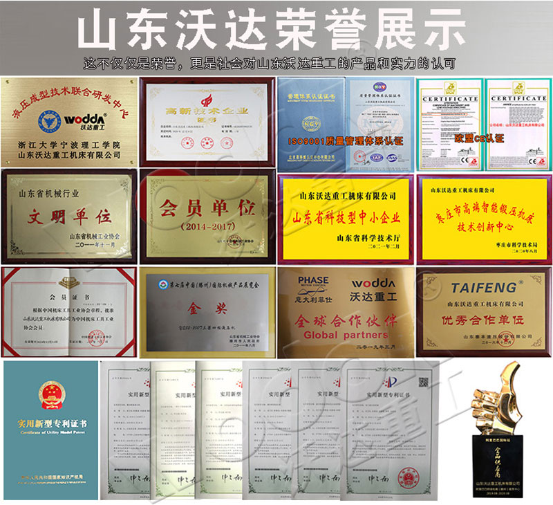 沃達榮譽證書 沃達榮譽證書