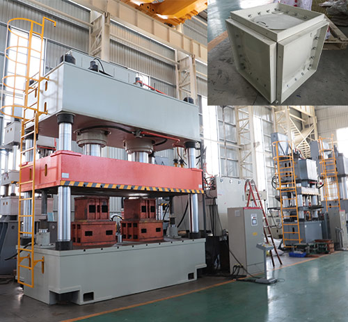 1000噸玻璃鋼水(shuǐ)箱成型液壓(ya)機