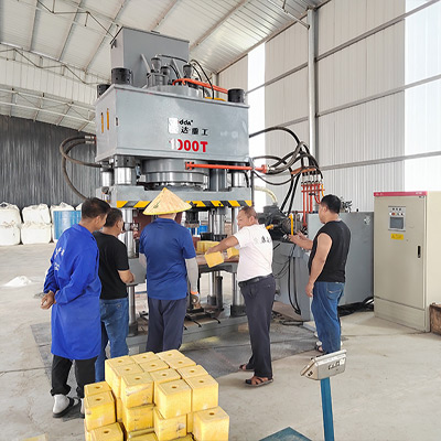 1000噸(dun)牛羊舔磚液(ye)壓機-1000噸全自(zì)動鹽磚機